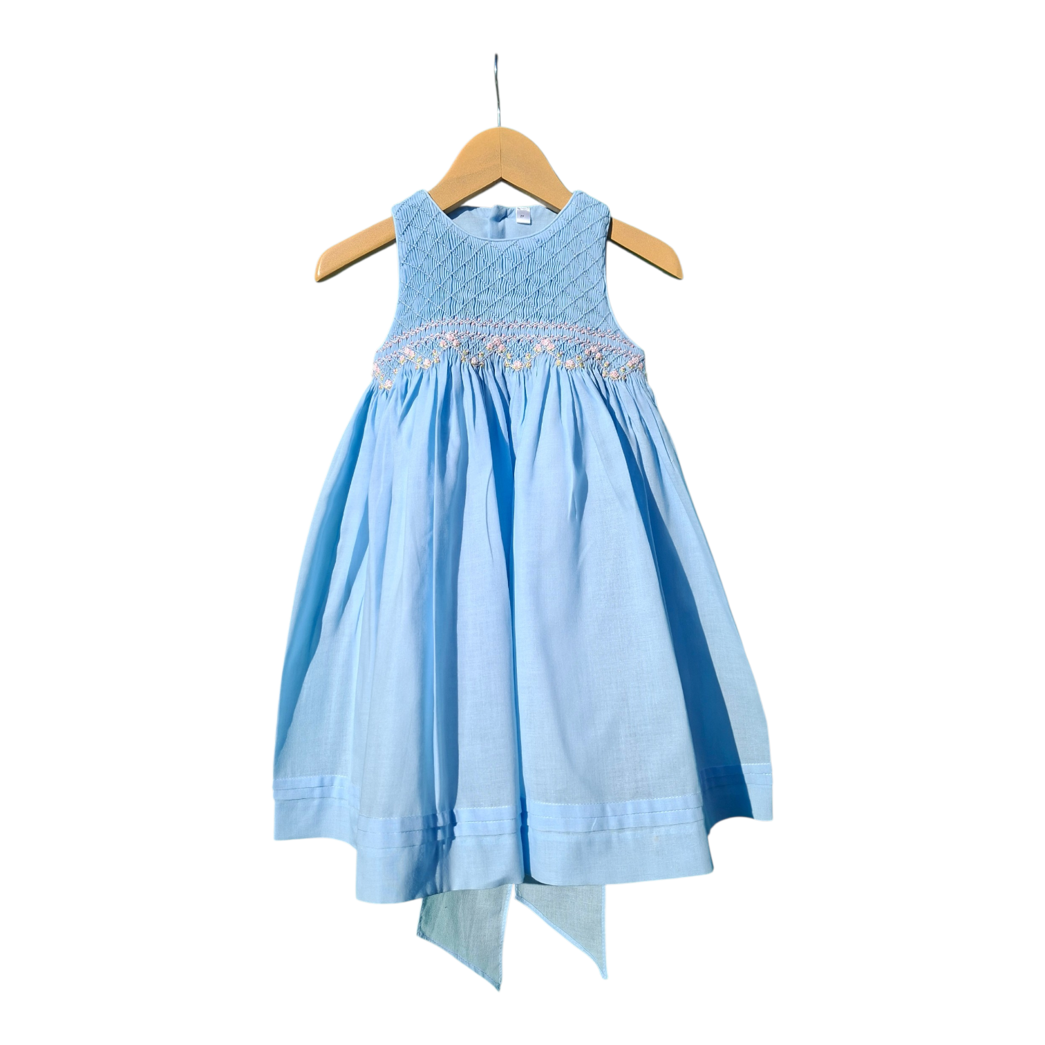 Robe de cérémonie bleu ciel, robe pour fille 2 ans