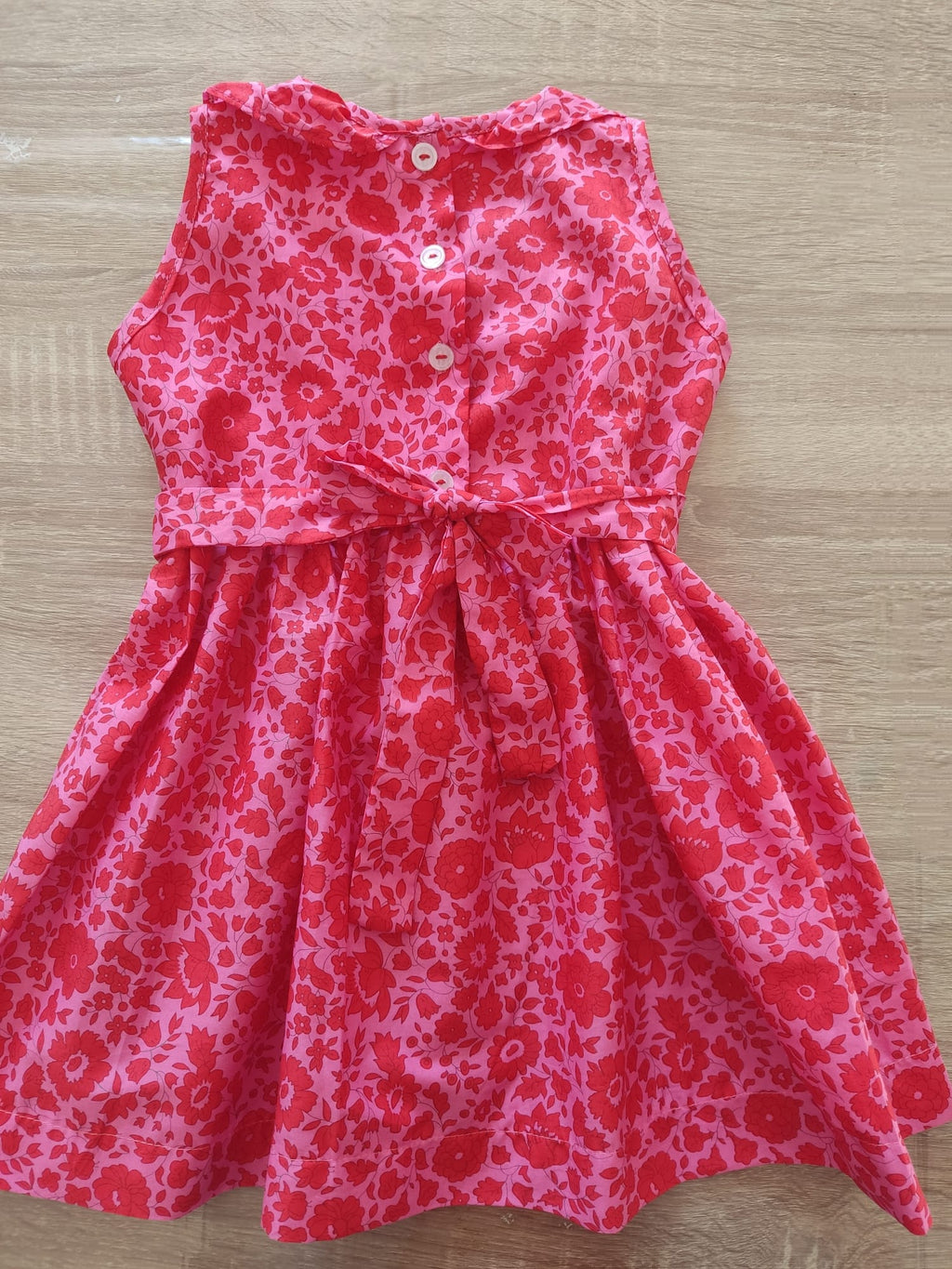 Robe à smocks en Liberty